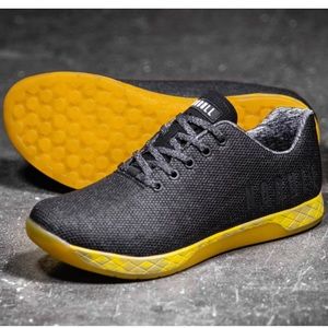 BLACK HEATHER YELLOW TRAINER (WOMEN'S)